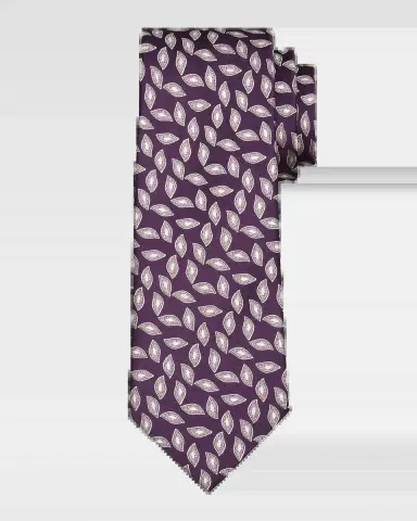 Charvet Men's Geometric Oblong Jacquard Silk Tie | Thumbnail 2