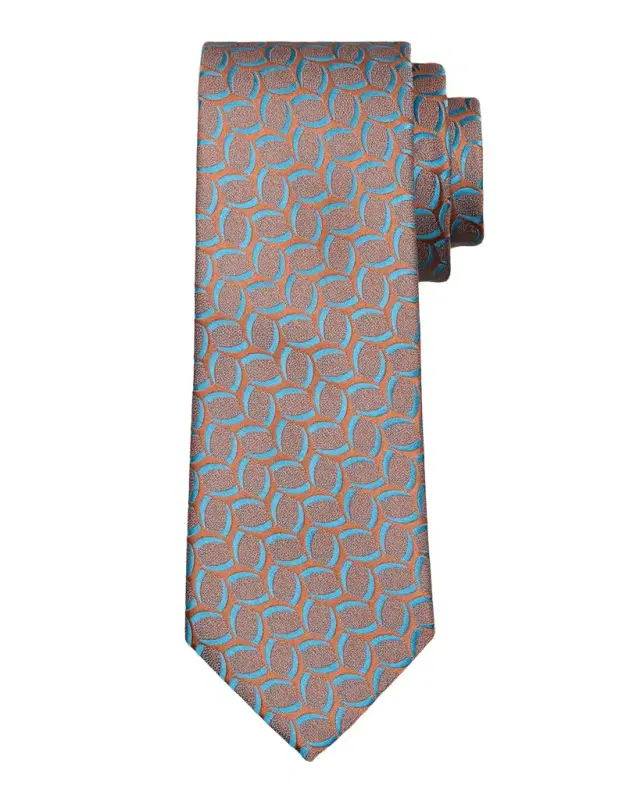 Charvet Men's Geometric Jacquard Silk Tie