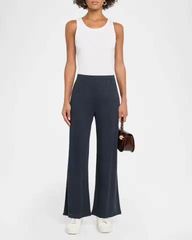 Majestic Filatures Wide-Leg Stretch Linen Pants | Thumbnail 2