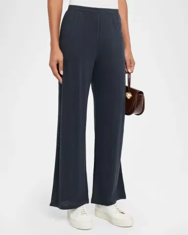 Majestic Filatures Wide-Leg Stretch Linen Pants | Thumbnail 4