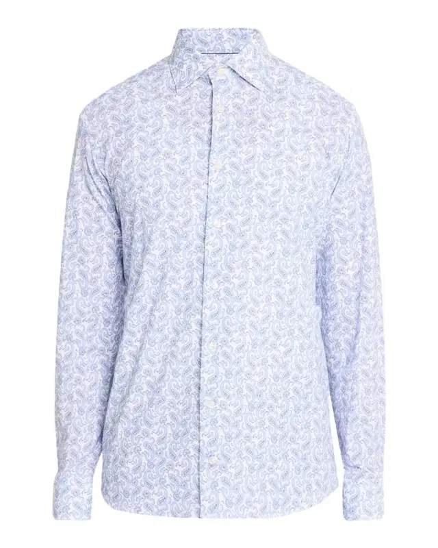Eton Men's Jersey Stretch Paisley Sport Shirt