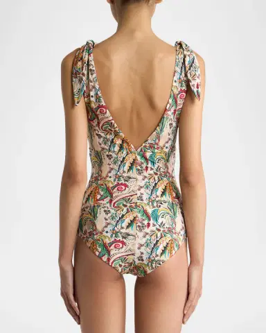 Etro Paisley One-Piece Swimsuit | Thumbnail 3