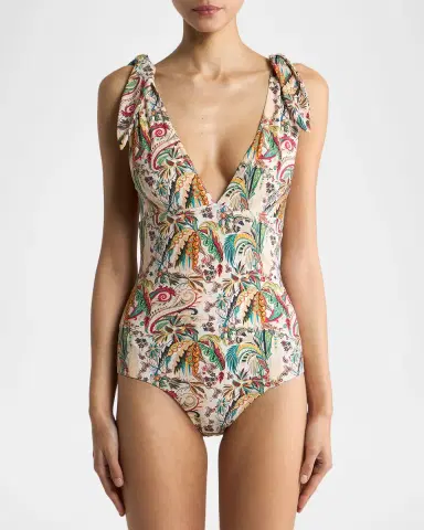 Etro Paisley One-Piece Swimsuit | Thumbnail 4