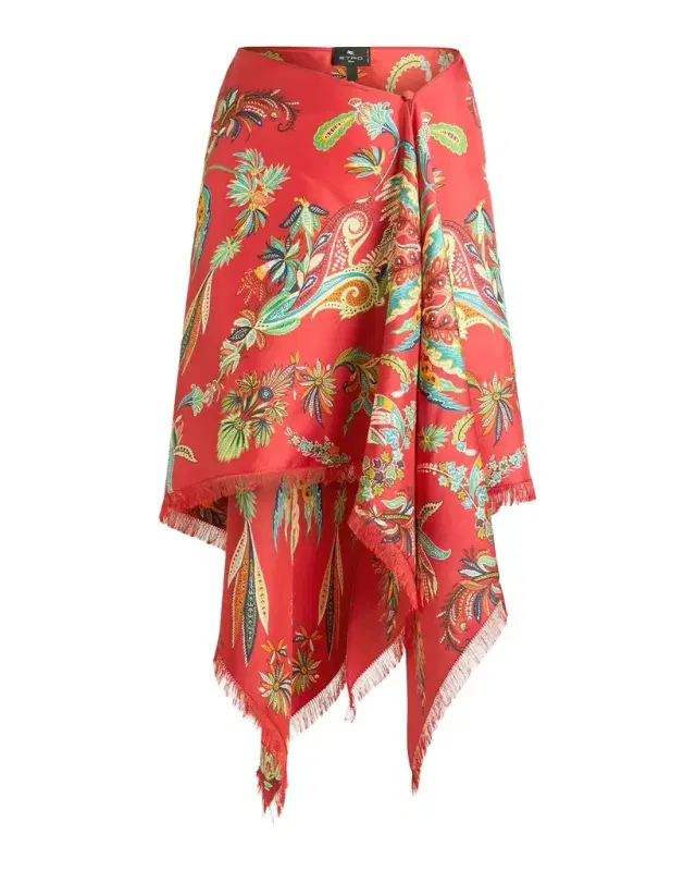 Etro Paisley Coverup Skirt