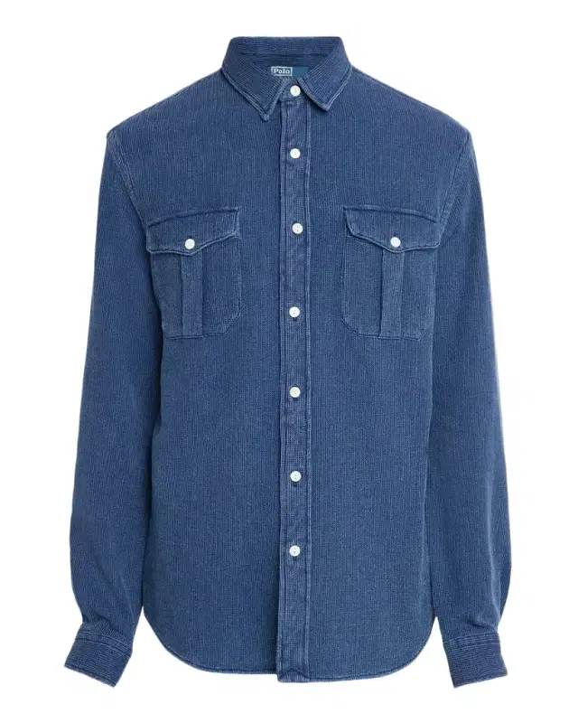 Polo Ralph Lauren Men's Classic Fit Indigo-Dyed Workshirt