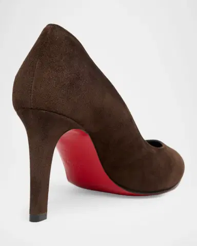 Christian Louboutin 85mm Fannylove Suede Pumps | Thumbnail 2