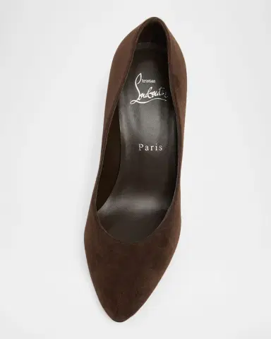 Christian Louboutin 85mm Fannylove Suede Pumps | Thumbnail 4