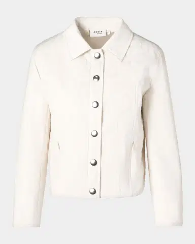 Akris punto Faux-Fur Collar Dot Puffer Jacket | Thumbnail 7 Akris punto Faux-Fur Collar Dot Puffer Jacket | Thumbnail 7