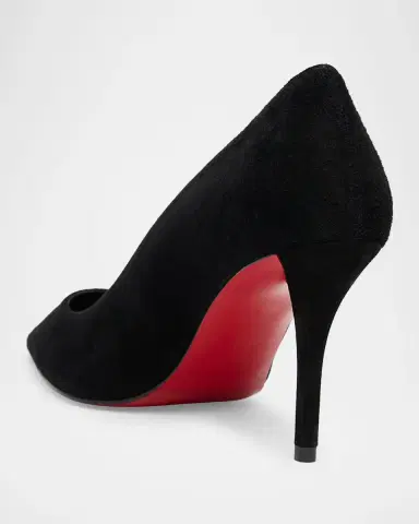 Christian Louboutin 80mm Miss Z Suede Pumps | Thumbnail 2