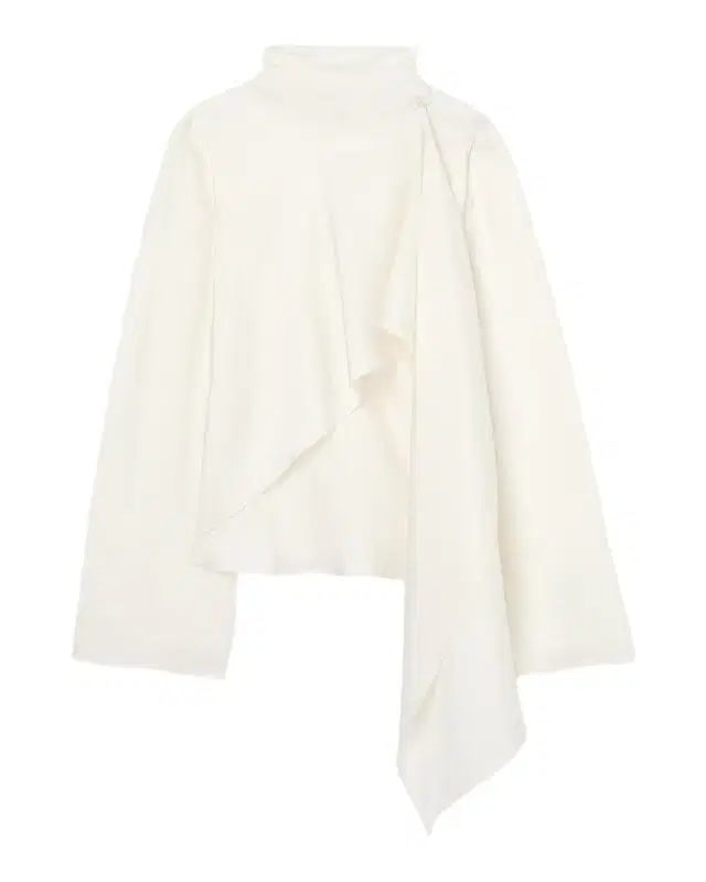 Róhe Foulard Drape Silk Top