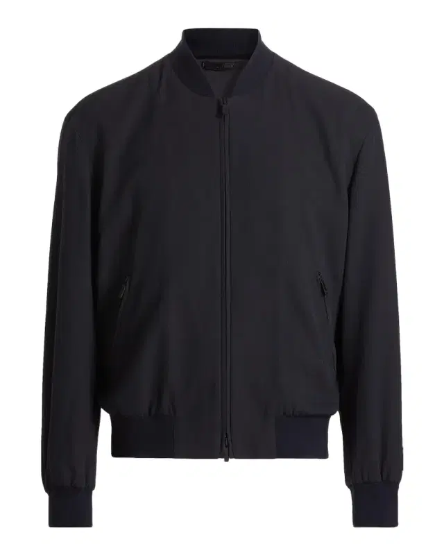 Men's Cotton-Blend Bomber Jacket