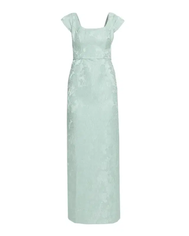 SACHIN BABI Grace Cap-Sleeve Cloque Column Gown
