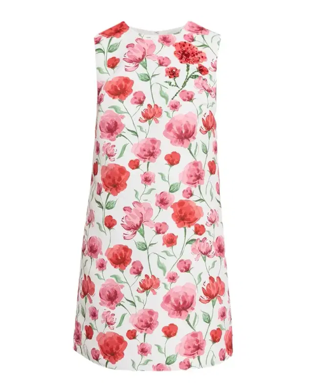SACHIN BABI Uma Floral-Print Mini Shift Dress