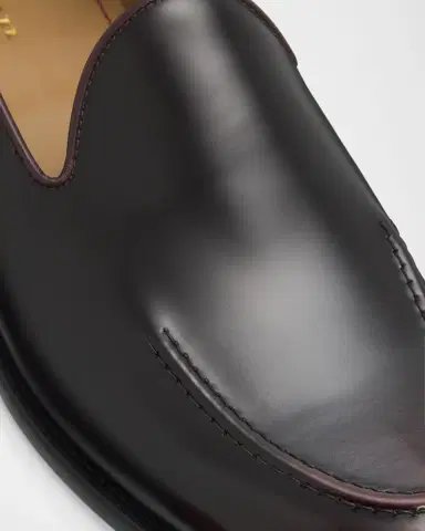Kiton Men's Calfskin Apron-Toe Loafers | Thumbnail 5