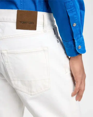 TOM FORD Men 's Comfort Stretch Flat-Front Trousers | Thumbnail 5