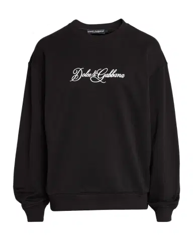 Dolce & Gabbana Men 's Ricamo Cotton Logo Sweatshirt | Thumbnail 1