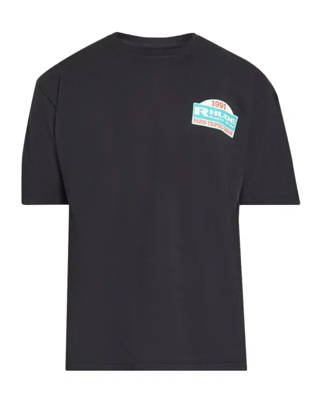 Rhude Tripoli Rally Team Cotton Crewneck T-Shirt