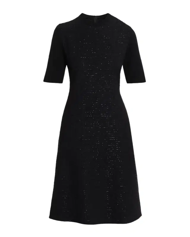 Fabiana Filippi A-Line Sequin Tweed Dress