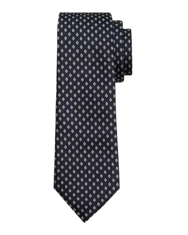 Emporio Armani Men's Micro-Diamond Silk Tie | Thumbnail 1