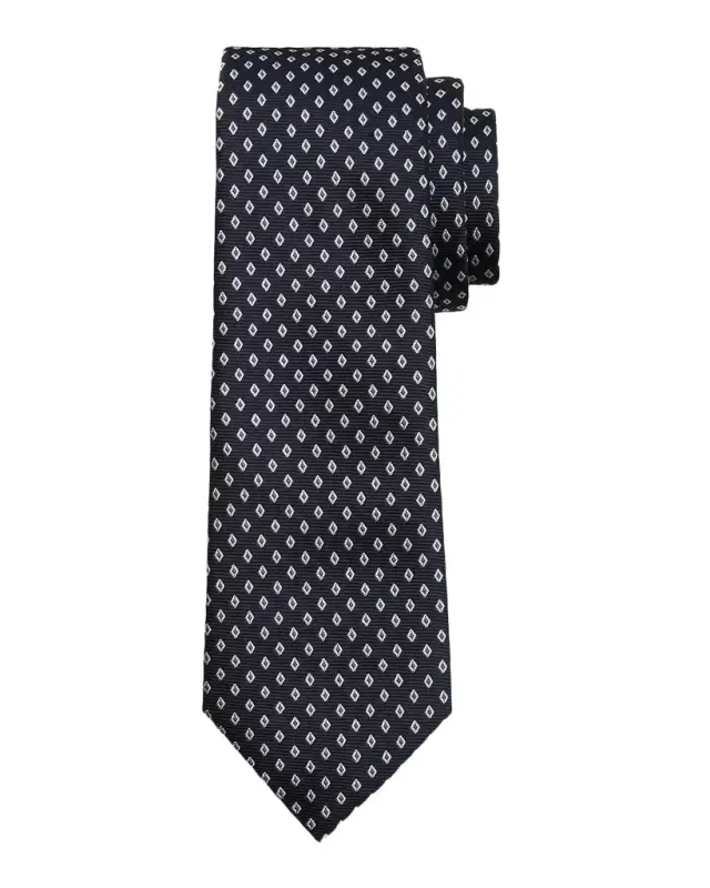 Emporio Armani Men's Micro-Diamond Silk Tie