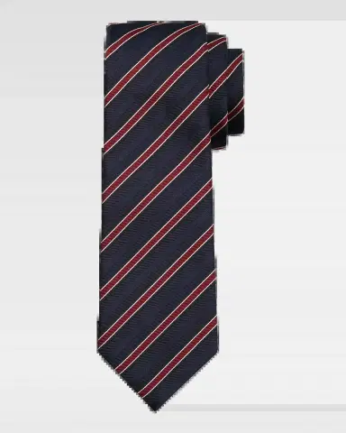 Emporio Armani Men's Multi-Stripe Silk Tie | Thumbnail 2