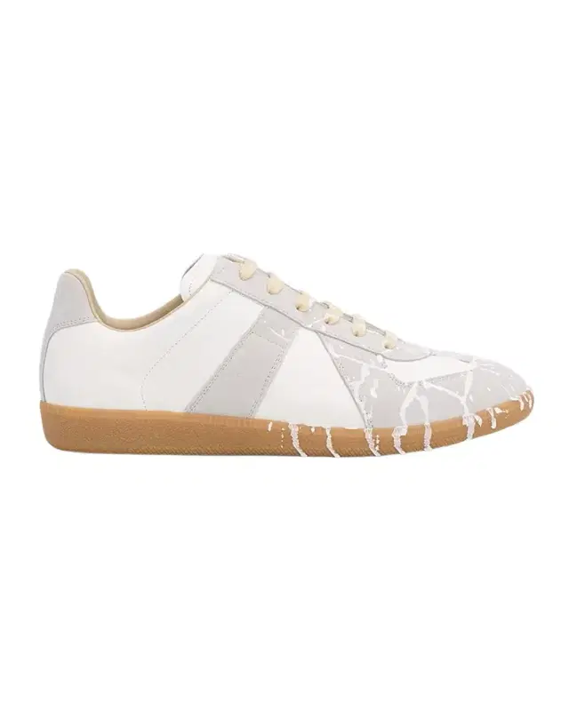 Maison Margiela Men 's Replica Suede Low-Top Sneakers