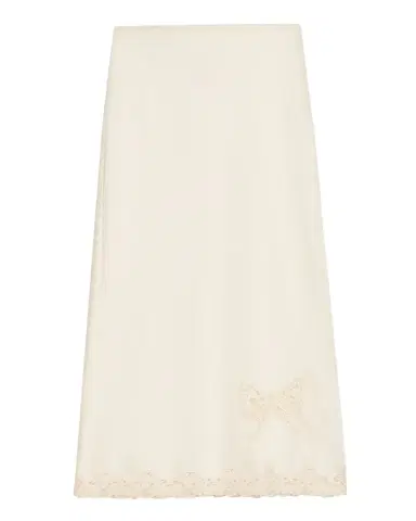 LoveShackFancy Avelaine Satin Midi Skirt | Thumbnail 1