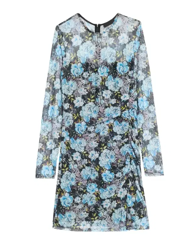 Generation Love Agnese Floral Mesh Mini Dress