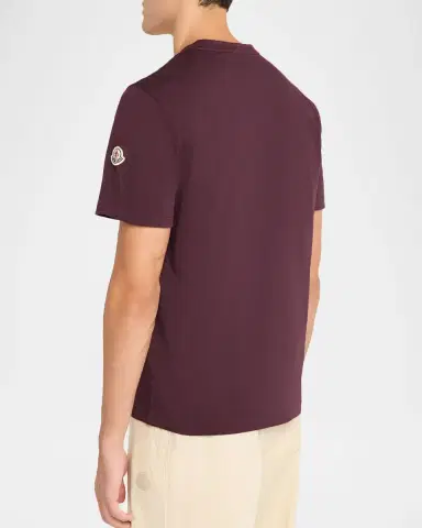 Moncler Men's Monogram Cotton T-Shirt | Thumbnail 3
