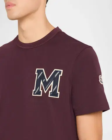 Moncler Men's Monogram Cotton T-Shirt | Thumbnail 5
