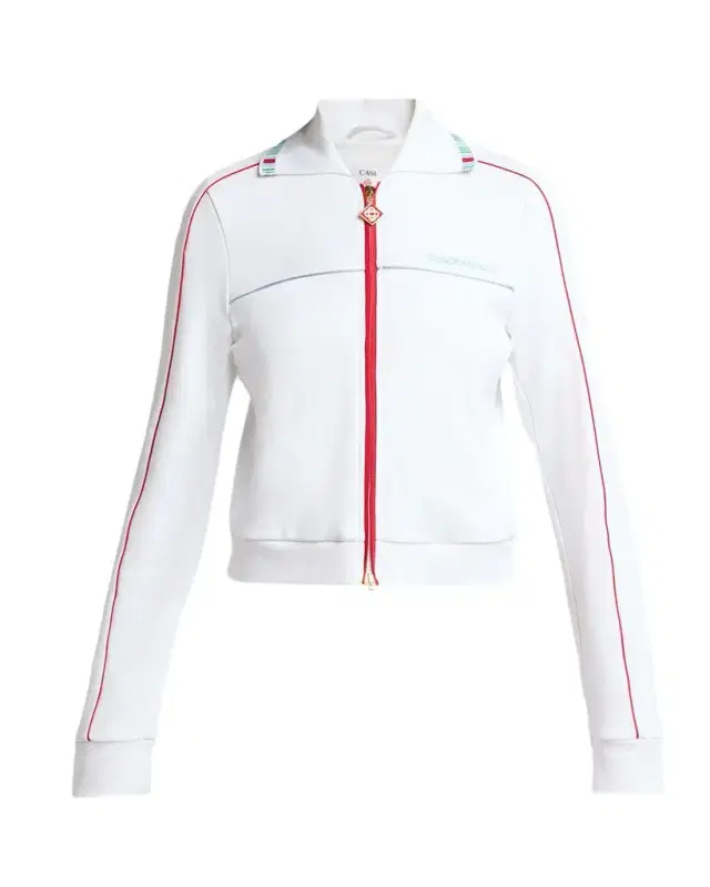 Casablanca Textured Pique Embroidered Track Jacket