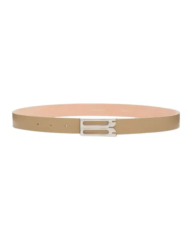 Victoria Beckham Dorian Frame Belt in Shiny Leather