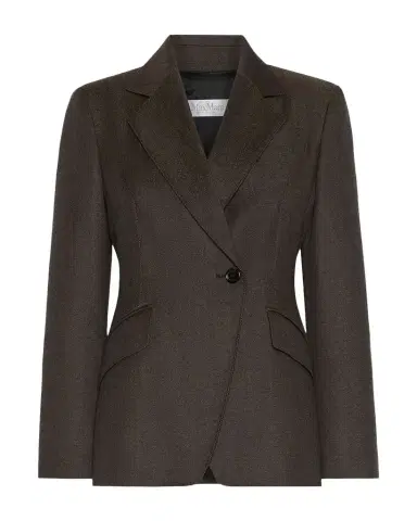 Max Mara Double-Breasted Wool-Blend Jacket | Thumbnail 1