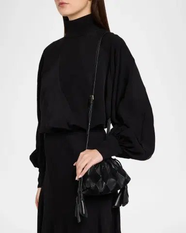 Zimmermann Cloud 91 Small Suede & Leather Clutch Bag | Thumbnail 2 Zimmermann Cloud 91 Small Suede & Leather Clutch Bag | Thumbnail 2