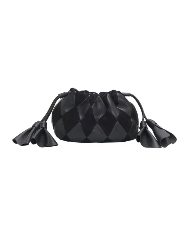 Cloud 91 Small Suede & Leather Clutch Bag Cloud 91 Small Suede & Leather Clutch Bag