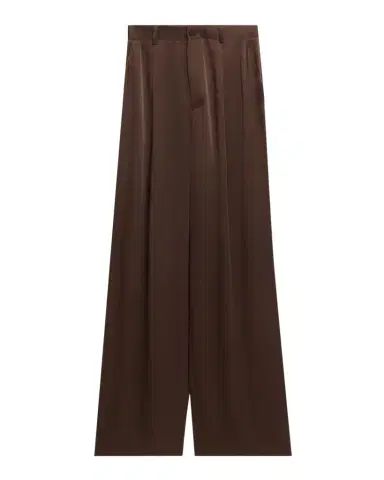 Lapointe Satin Relaxed-Leg Pleated Trousers | Thumbnail 1 Lapointe Satin Relaxed-Leg Pleated Trousers | Thumbnail 1