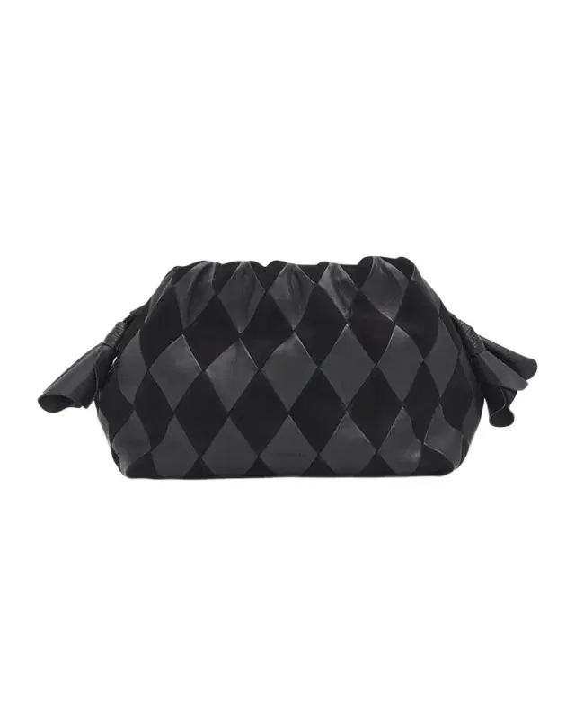 Zimmermann Cloud 91 Medium Suede & Leather Clutch Bag