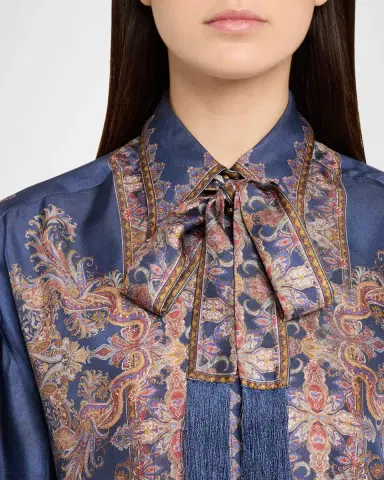 Zimmermann Valiant Relaxed Silk Shirt | Thumbnail 5