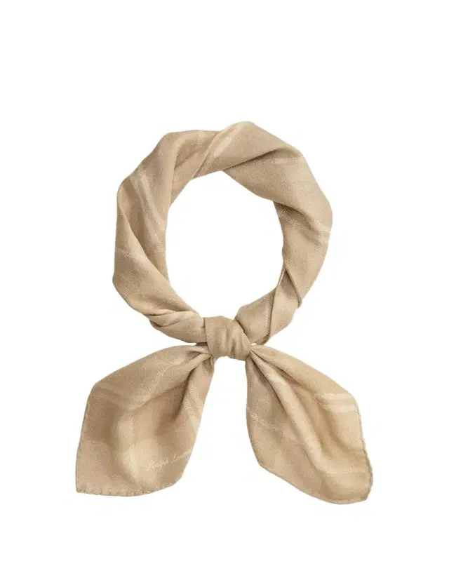 Men's Plaid Cashmere-Silk Neckerchief