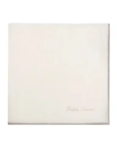 Ralph Lauren Men's Tipped Linen Pocket Square | Thumbnail 1