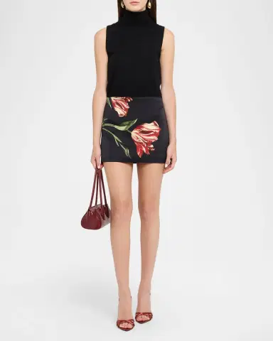 ALICE + OLIVIA Rubi Micro Mini Skirt | Thumbnail 2