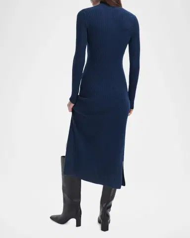 rag & bone Lucy Knit Henley Midi Dress | Thumbnail 3