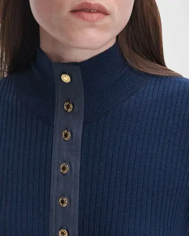 rag & bone Lucy Knit Henley Midi Dress | Thumbnail 5