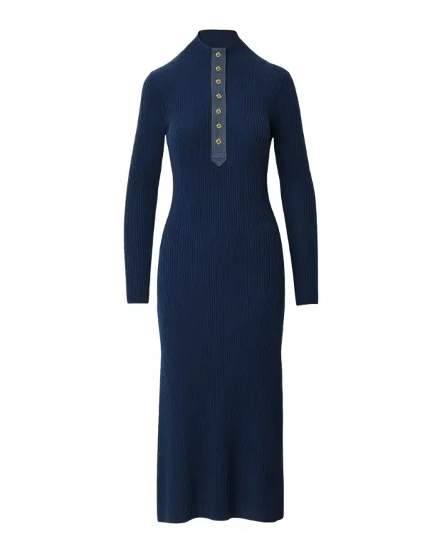 rag & bone Lucy Knit Henley Midi Dress