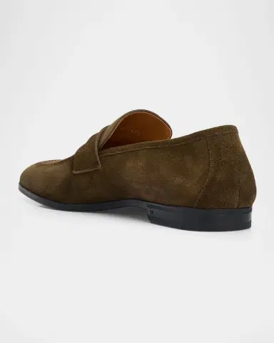 Tom Ford Men's Sean Suede Penny Loafers | Thumbnail 2