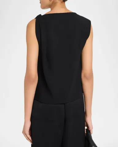 Vince Draped Shoulder Top | Thumbnail 3