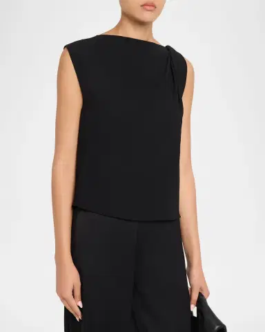 Vince Draped Shoulder Top | Thumbnail 4