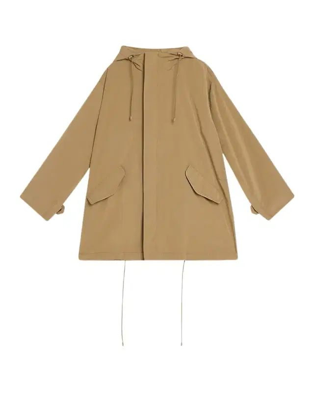 Ralph Lauren Collection Hooded Techno Oversized Zip Jacket