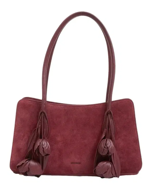 SIMKHAI Fleur Tasseled Suede Shoulder Bag