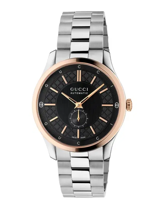 Gucci Men 's G-Timeless Stainless Steel Bracelet Watch, 40mm